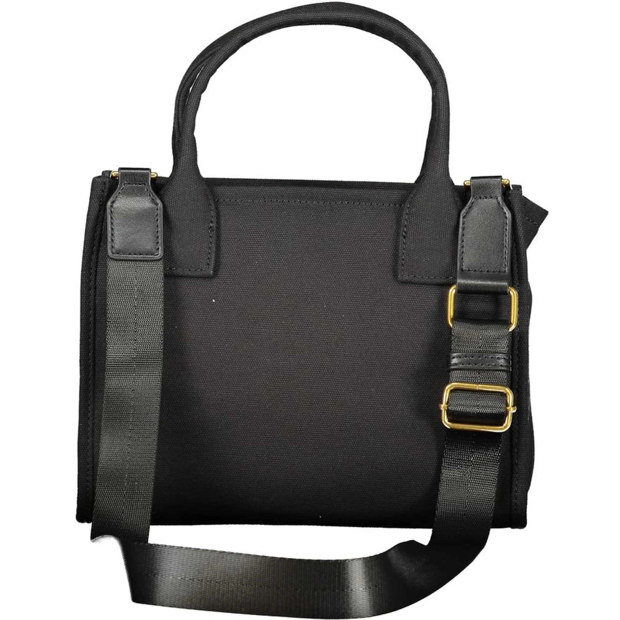 Black Cotton Women Handbag