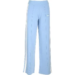 Blue Nylon Joggers (Workout Pants)