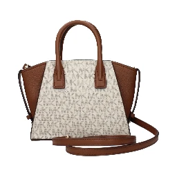 Beige Fabric Handbag