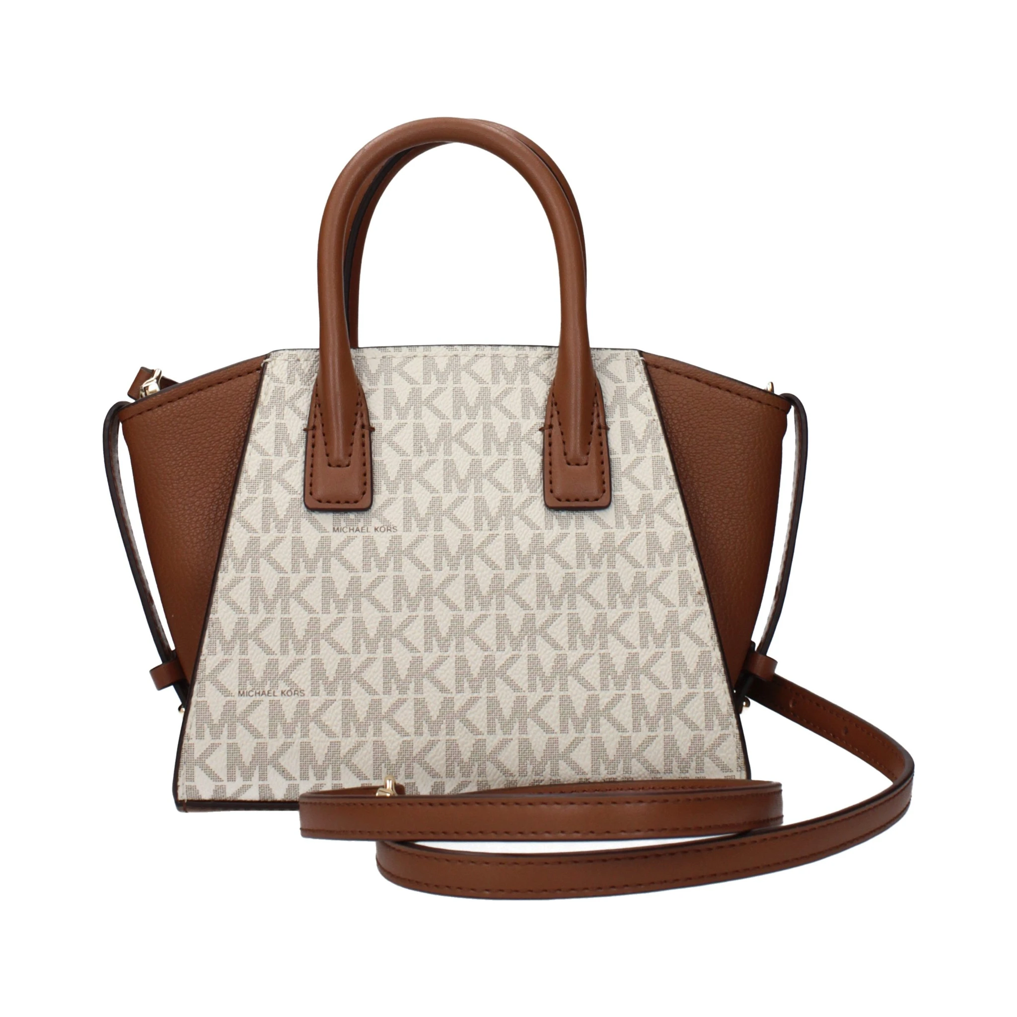 Beige Fabric Handbag