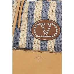 Multicolor Raffia Backet Bag