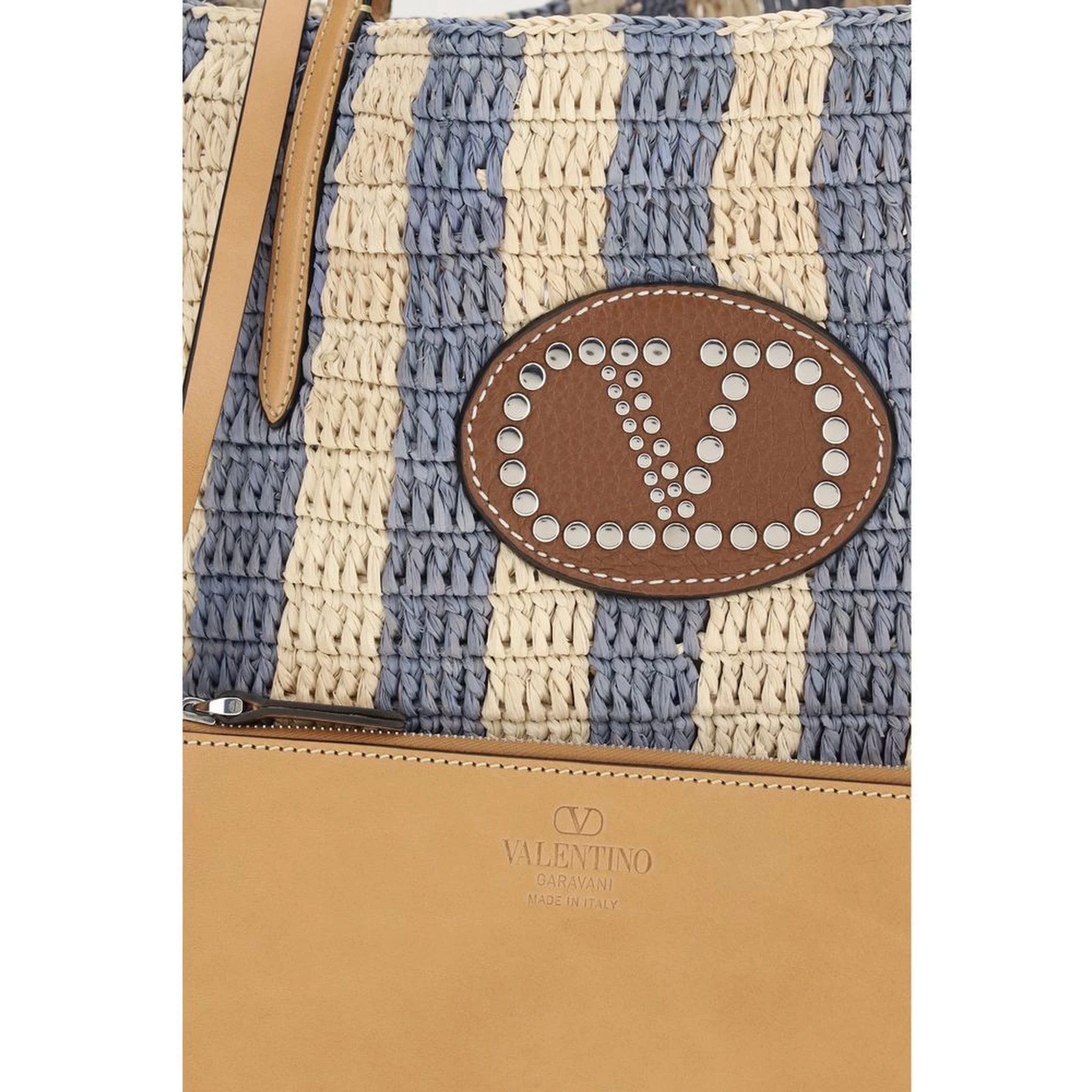 Multicolor Raffia Backet Bag