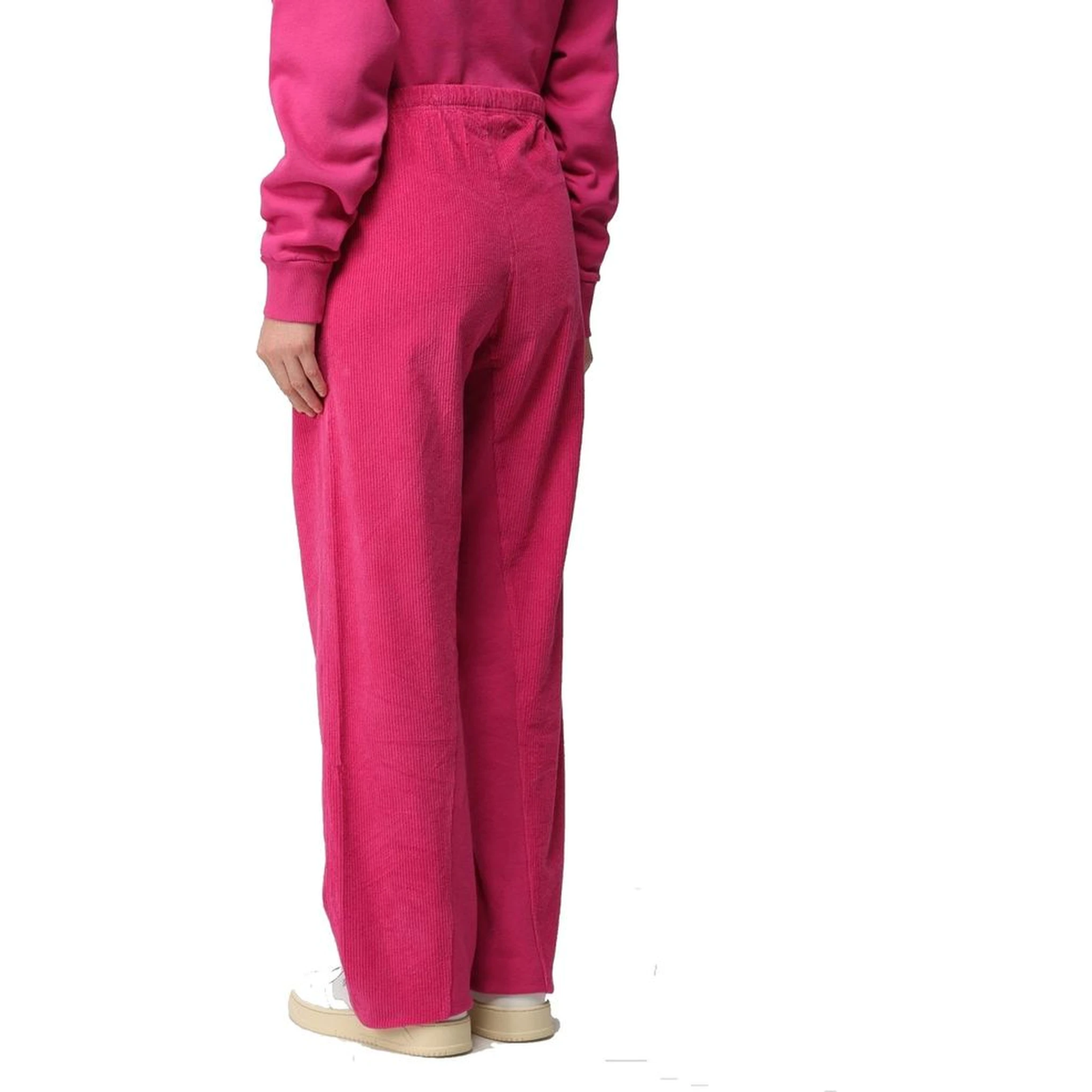 Multicolor Cotton Casual Pants