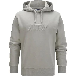 Gray Cotton Hoodie