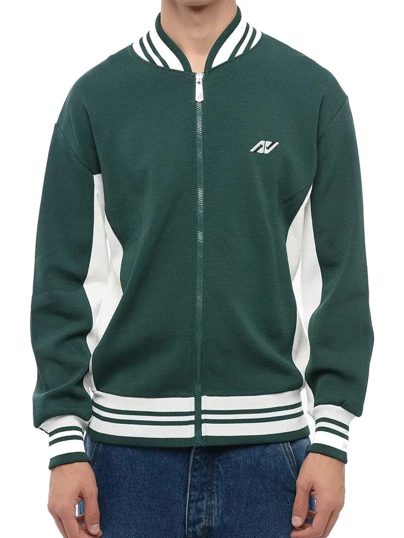 Bicolor Nylon Bomber