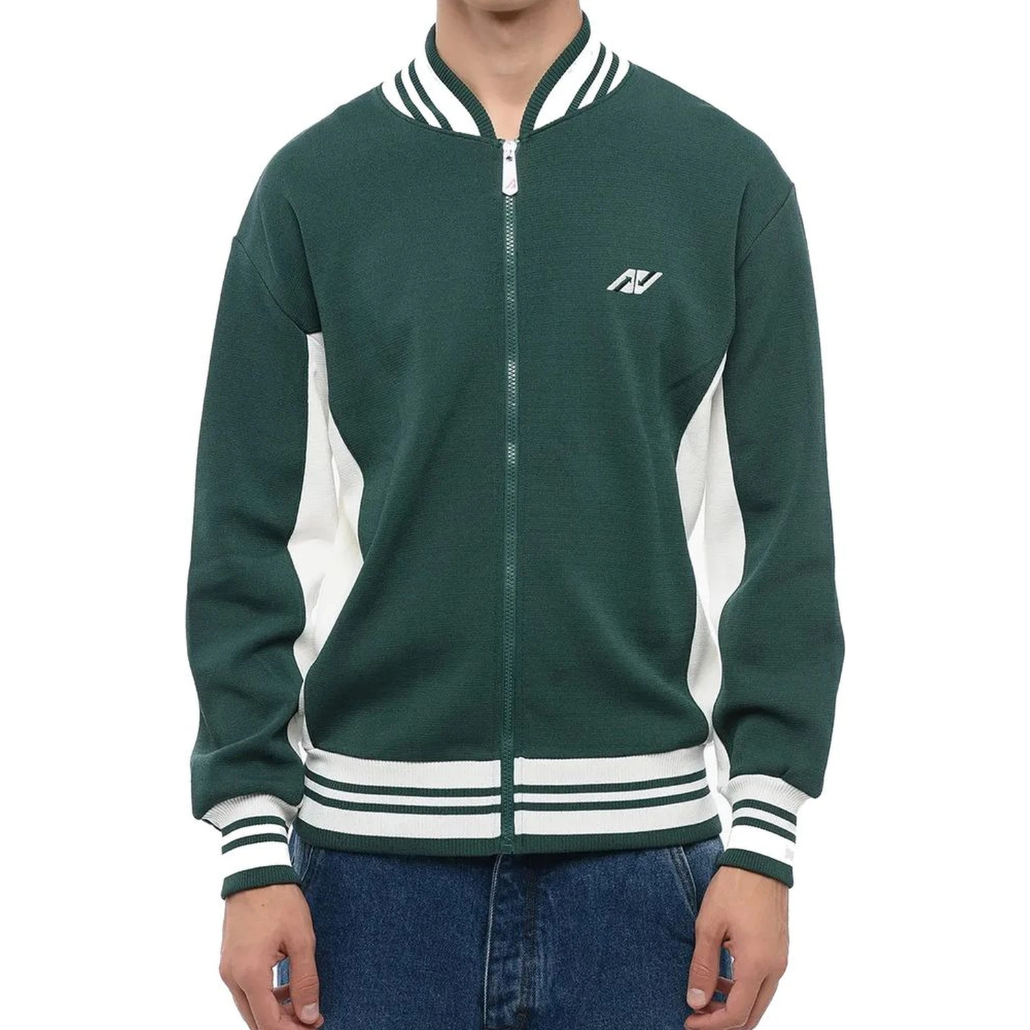 Bicolor Nylon Bomber