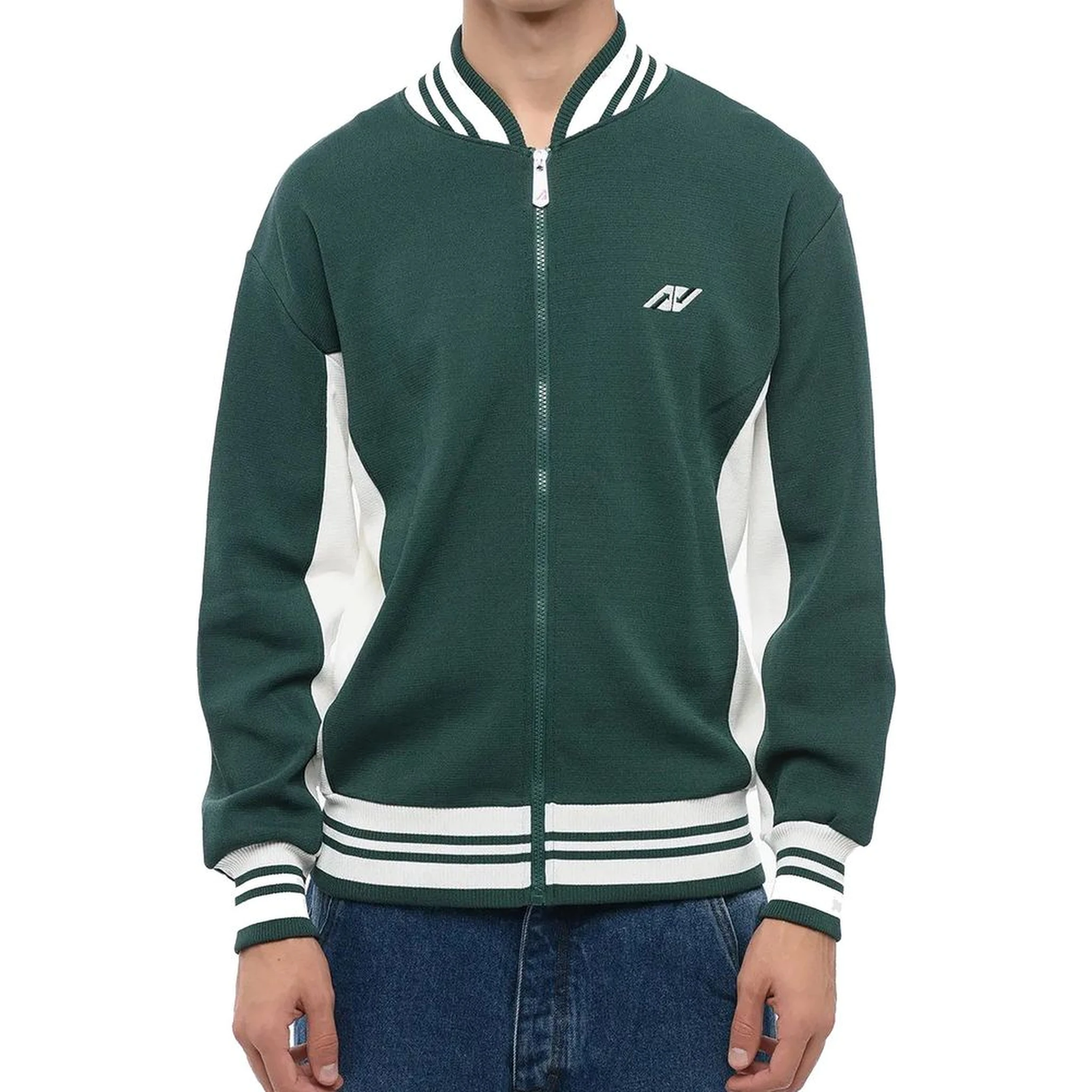 Bicolor Nylon Bomber