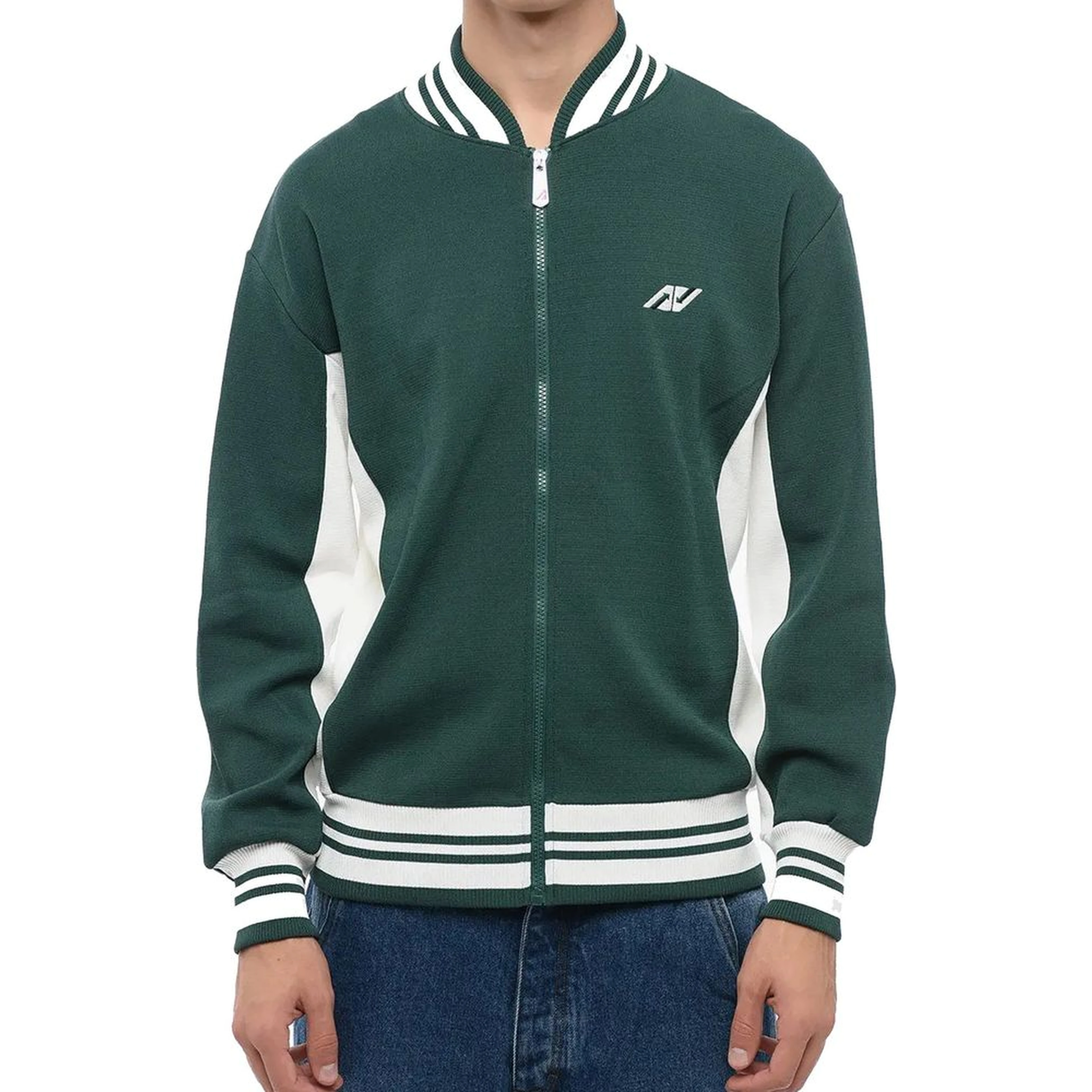 Bicolor Nylon Bomber