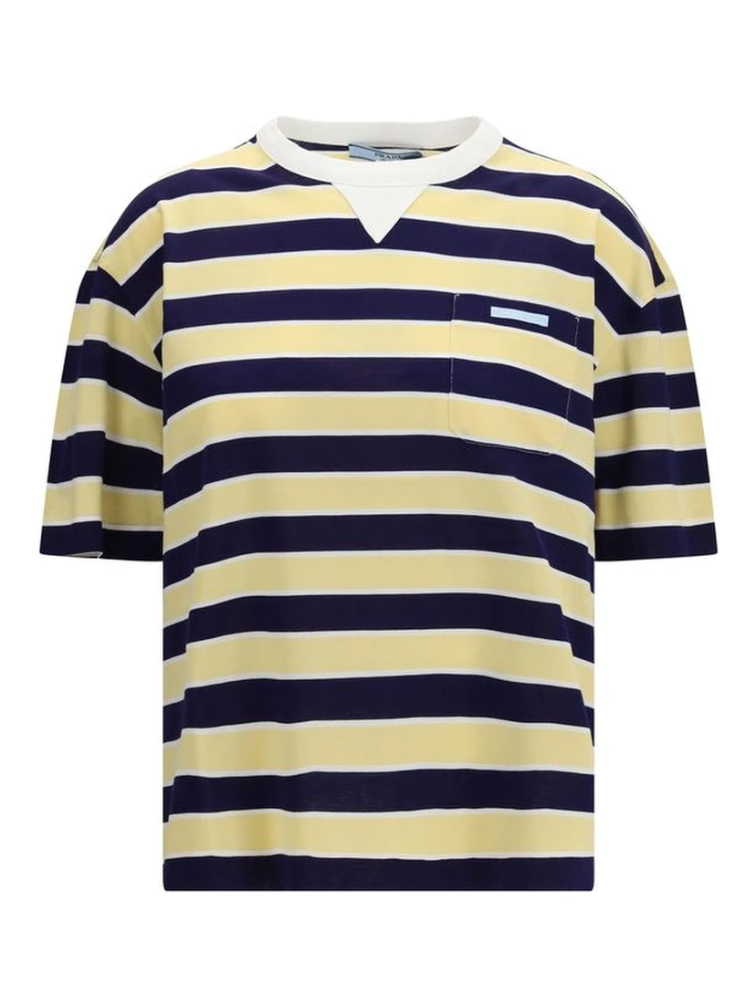 Bicolor Cotton T-Shirt