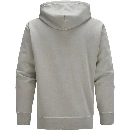Gray Cotton Hoodie