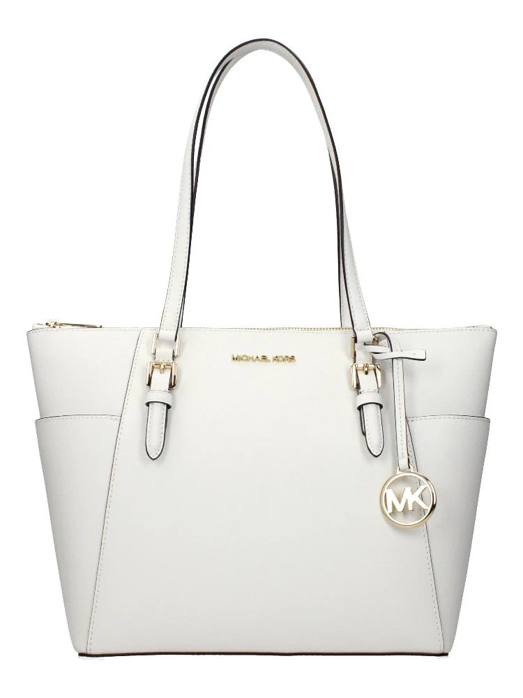 White Leather Shoulder Bag