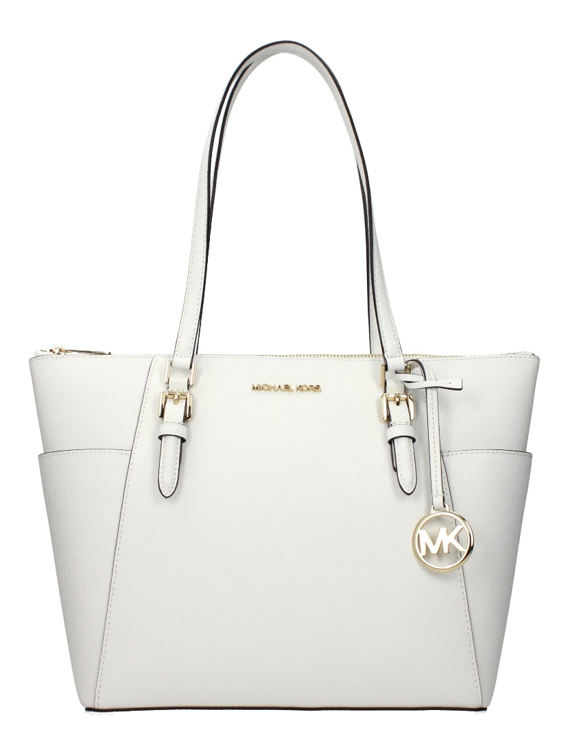 White Leather Shoulder Bag