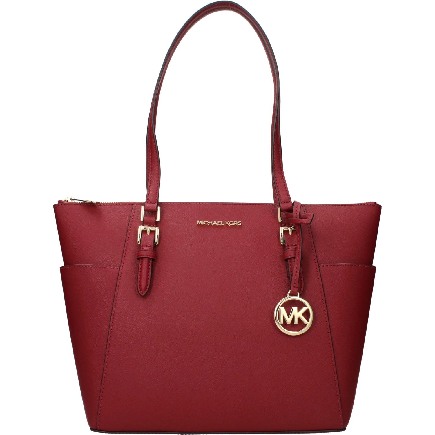 Red Leather Shoulder Bag