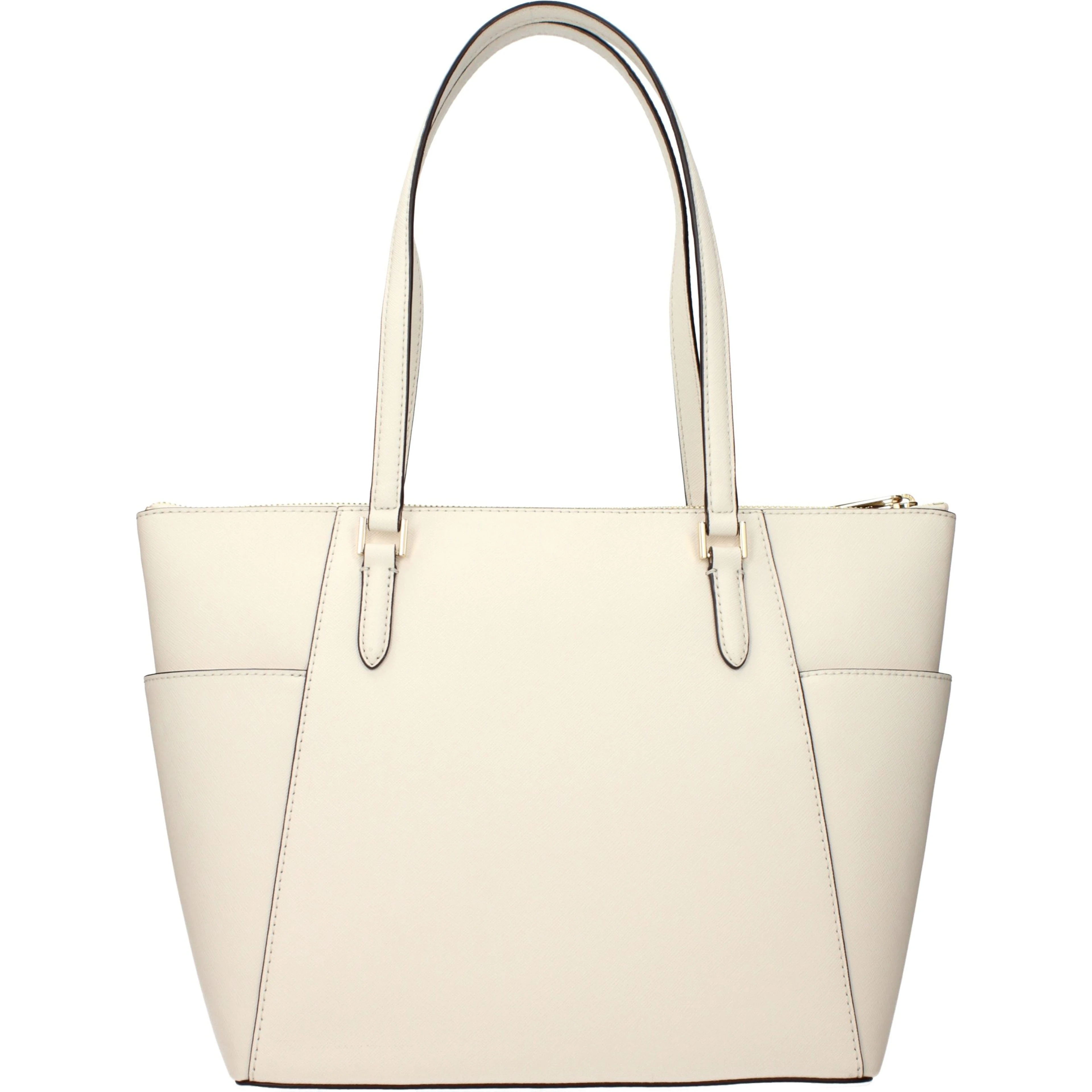 Beige Leather Shoulder Bag