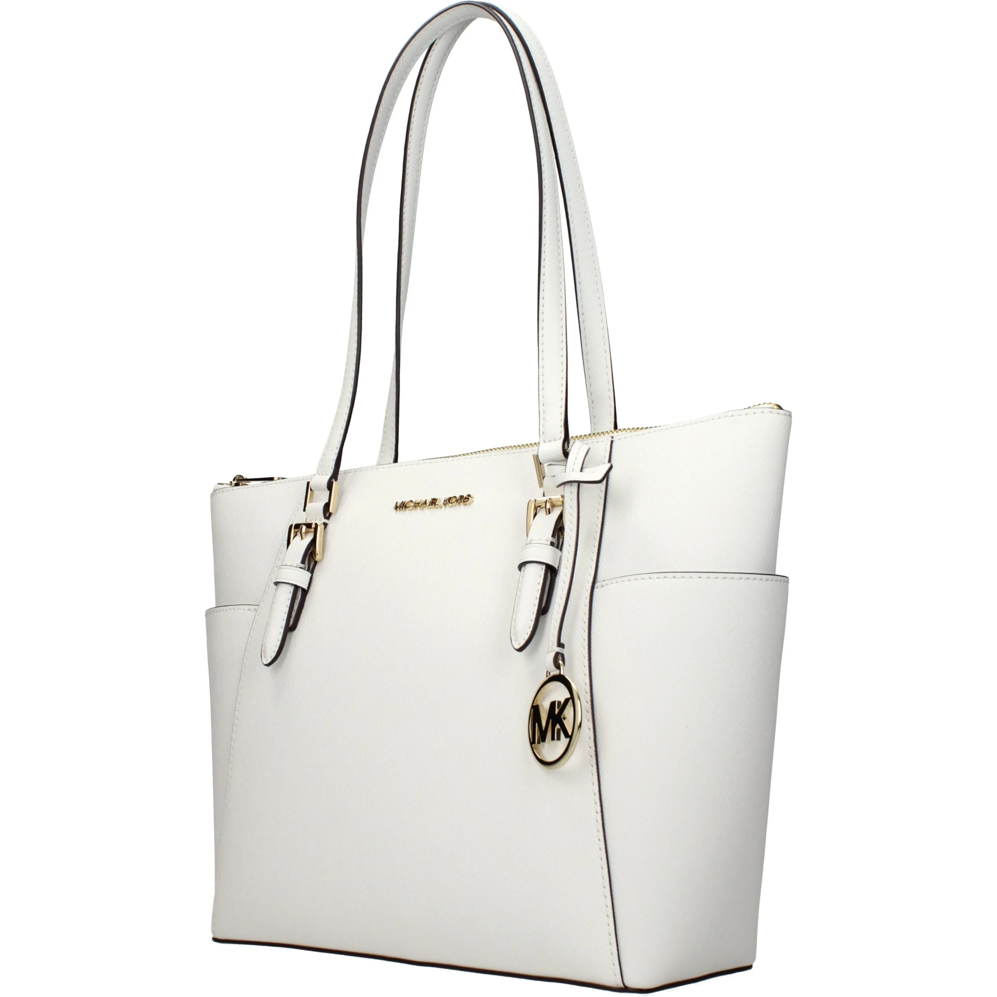 White Leather Shoulder Bag