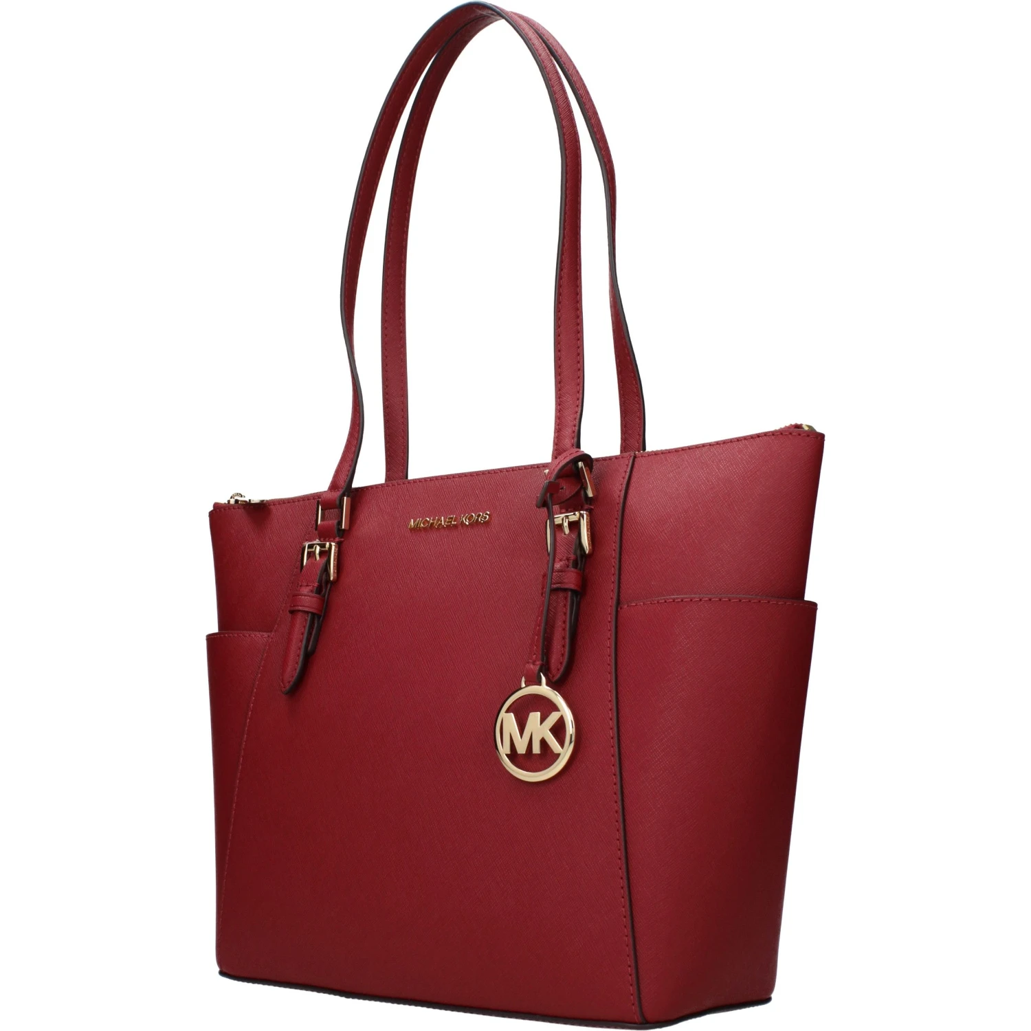 Red Leather Shoulder Bag