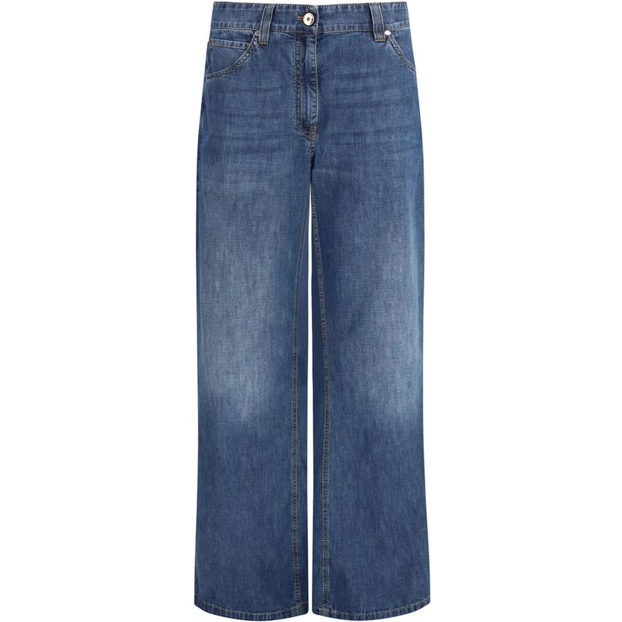 Blue Cotton Jeans Denim