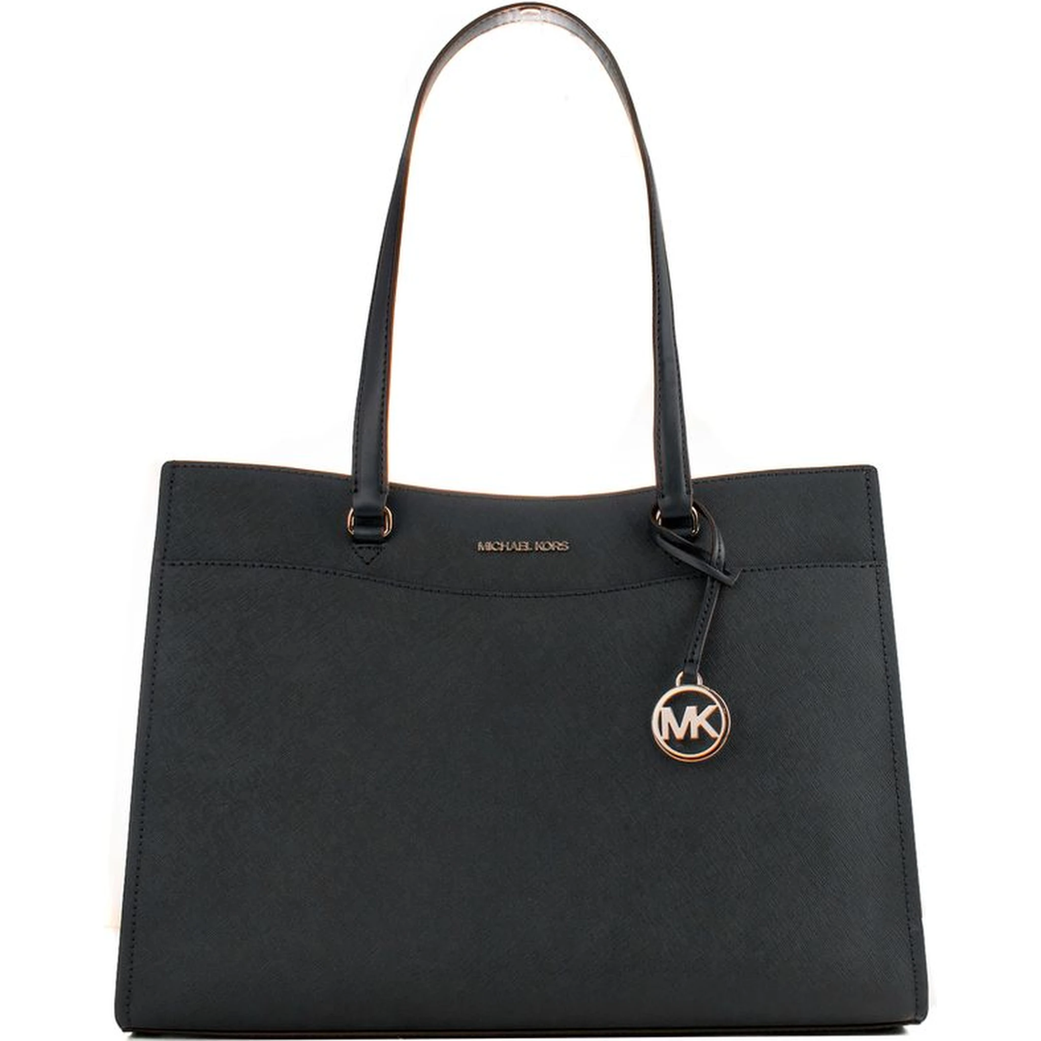Black Leather Tote Bag