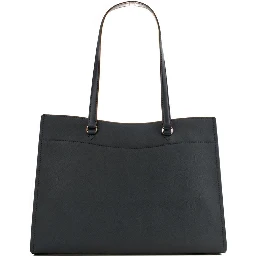 Black Leather Tote Bag