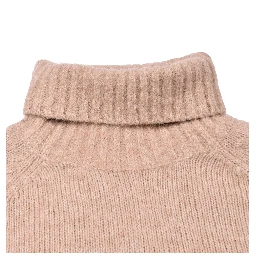 Bicolor Polyamide Turtleneck