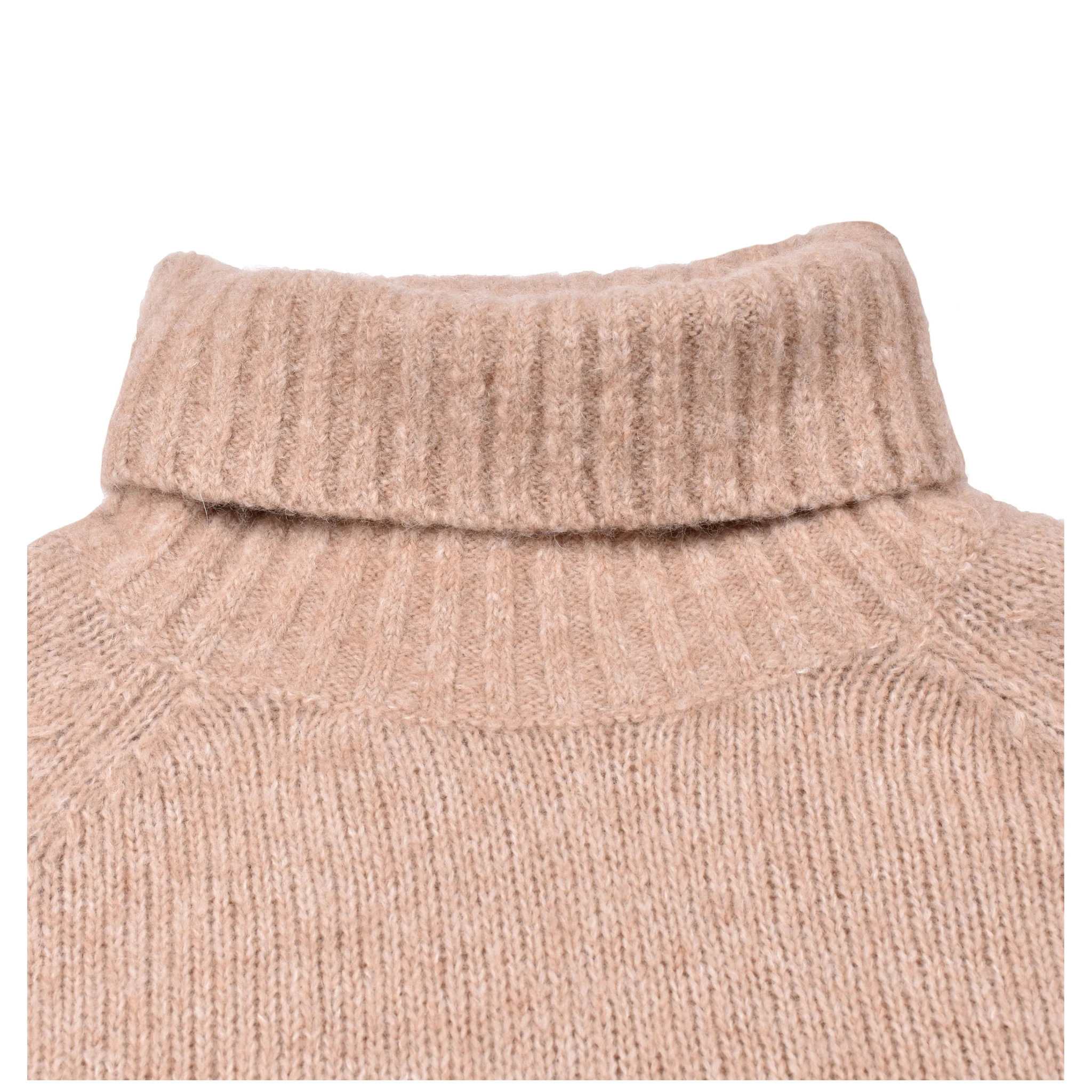 Bicolor Polyamide Turtleneck