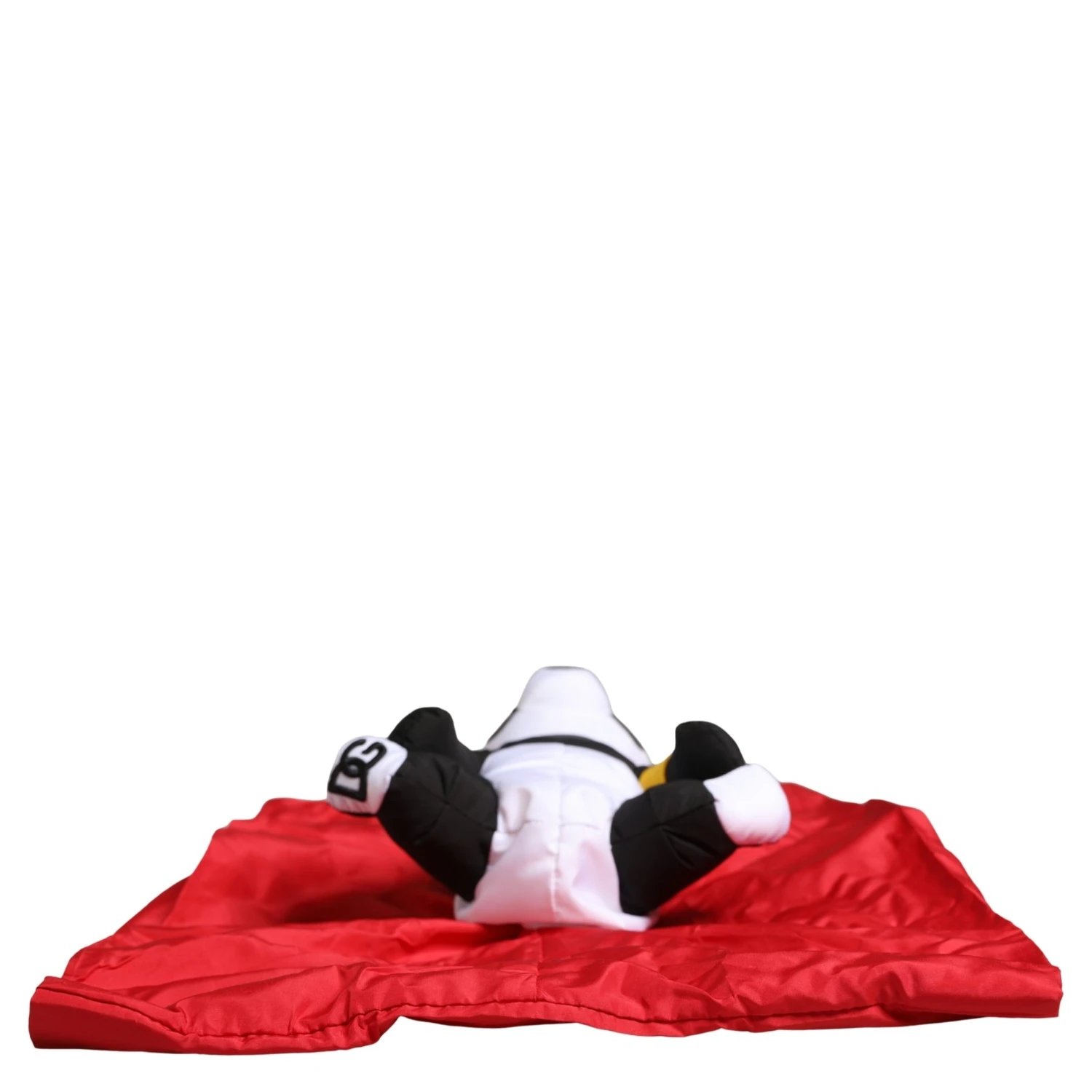 Men Red Polyester Panda Stuffed Ecobag Tote Borse Bag