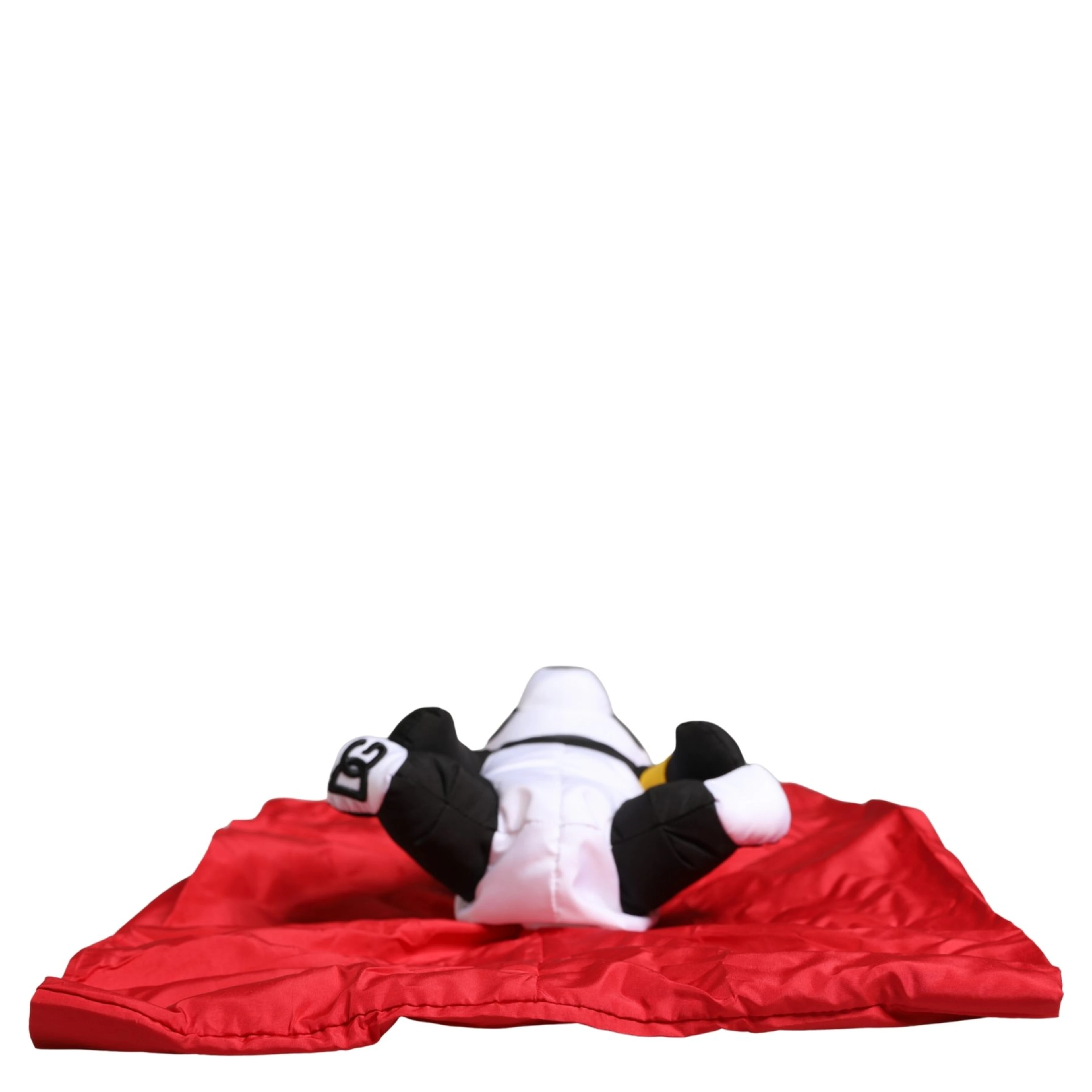 Men Red Polyester Panda Stuffed Ecobag Tote Borse Bag