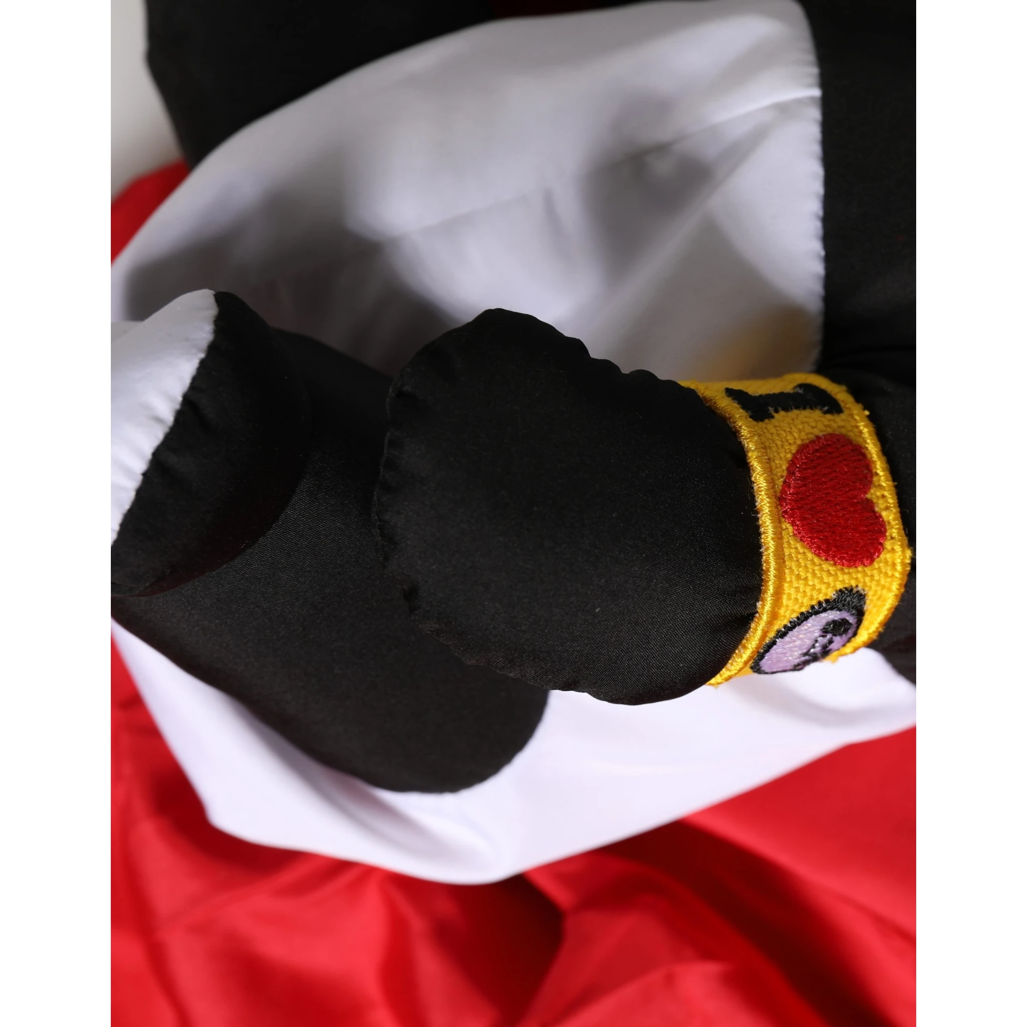 Men Red Polyester Panda Stuffed Ecobag Tote Borse Bag