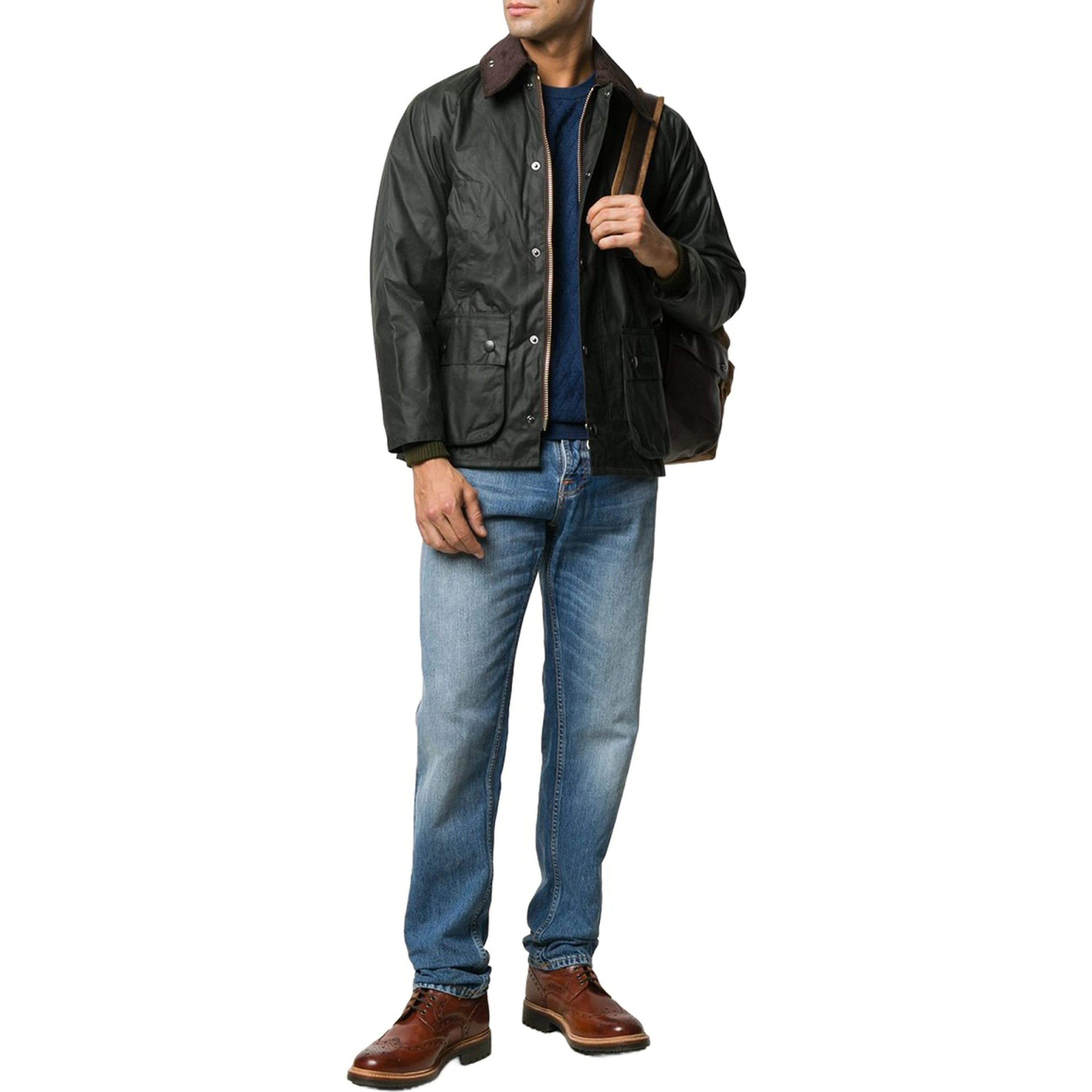 WAXED COTTON "BEDALE" JACKET