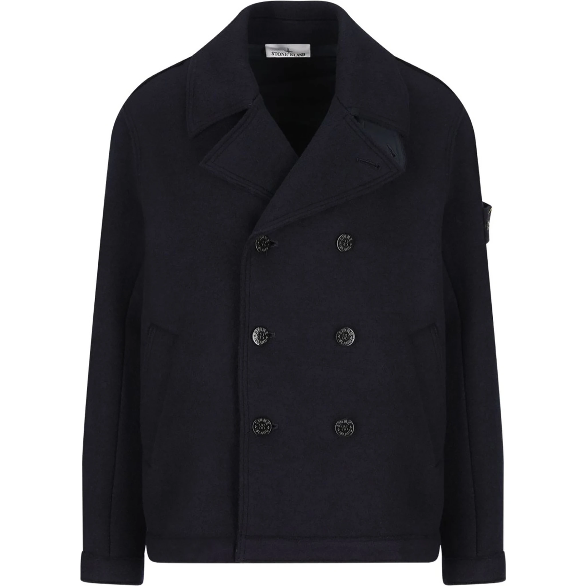 معطف مزدوج الصدر