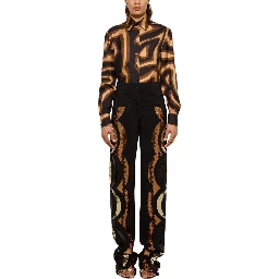 LABYRINTH PRINT SILK SHIRT