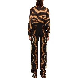 LABYRINTH PRINT SILK SHIRT