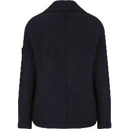 معطف مزدوج الصدر