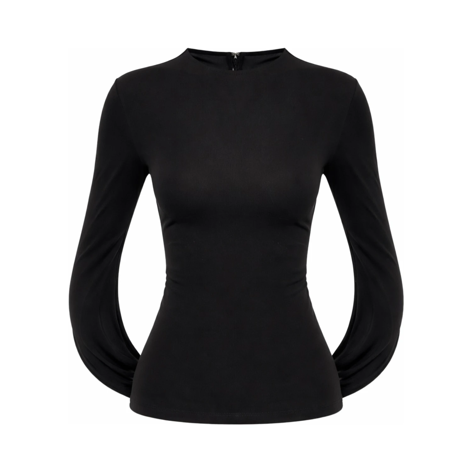 DRAPED BACK TOP