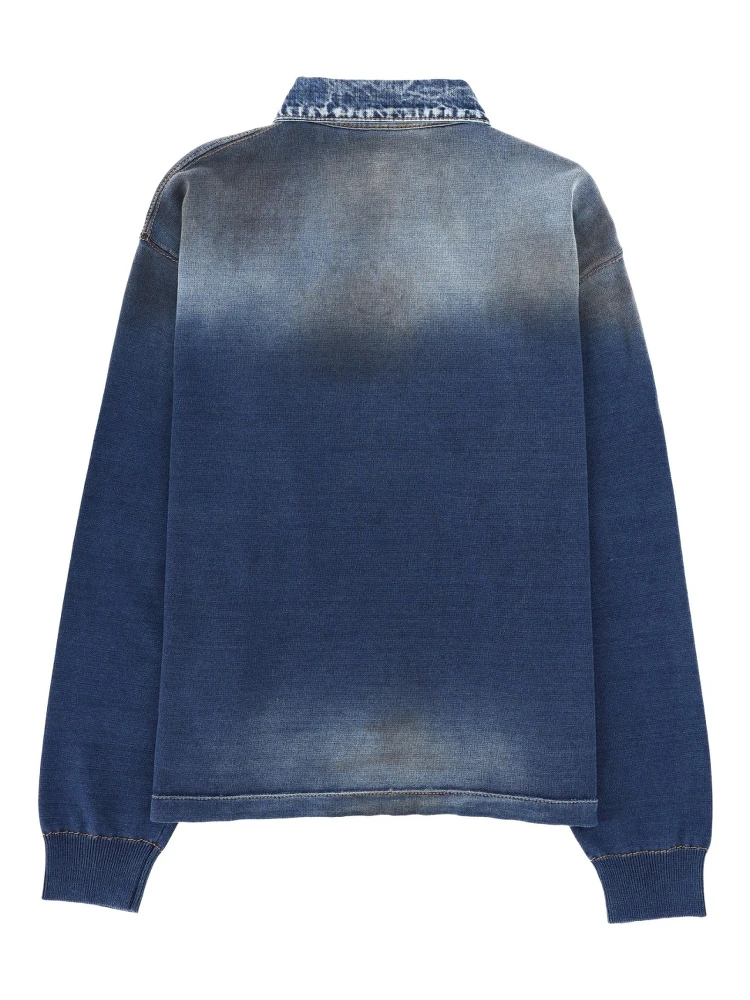 POLO SHIRT WITH DENIM EFFECT alternative