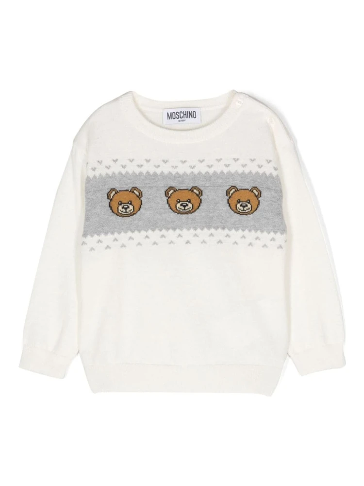 "TEDDY BEARS" CREW NECK PULLOVER