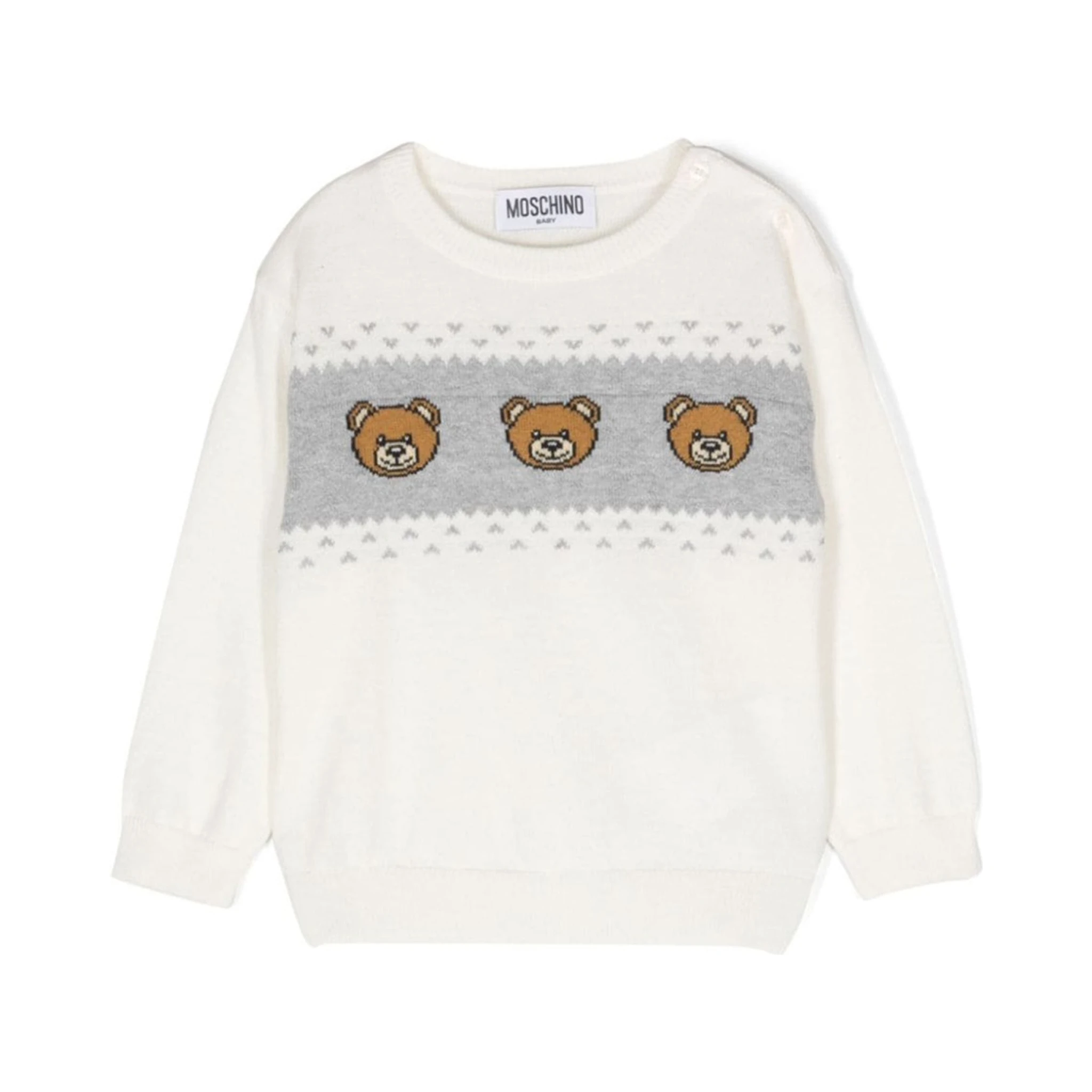 "TEDDY BEARS" CREW NECK PULLOVER