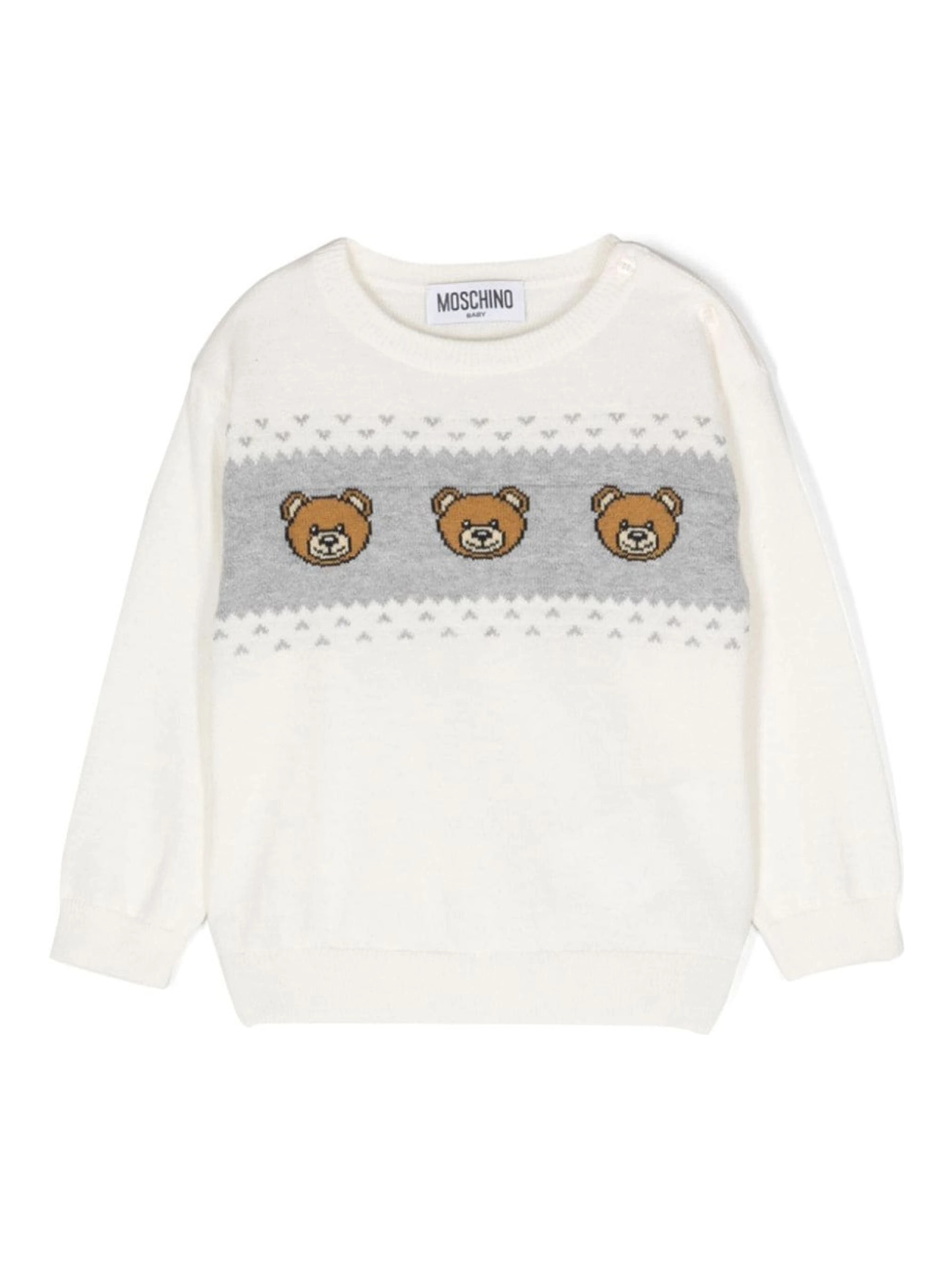 "TEDDY BEARS" CREW NECK PULLOVER
