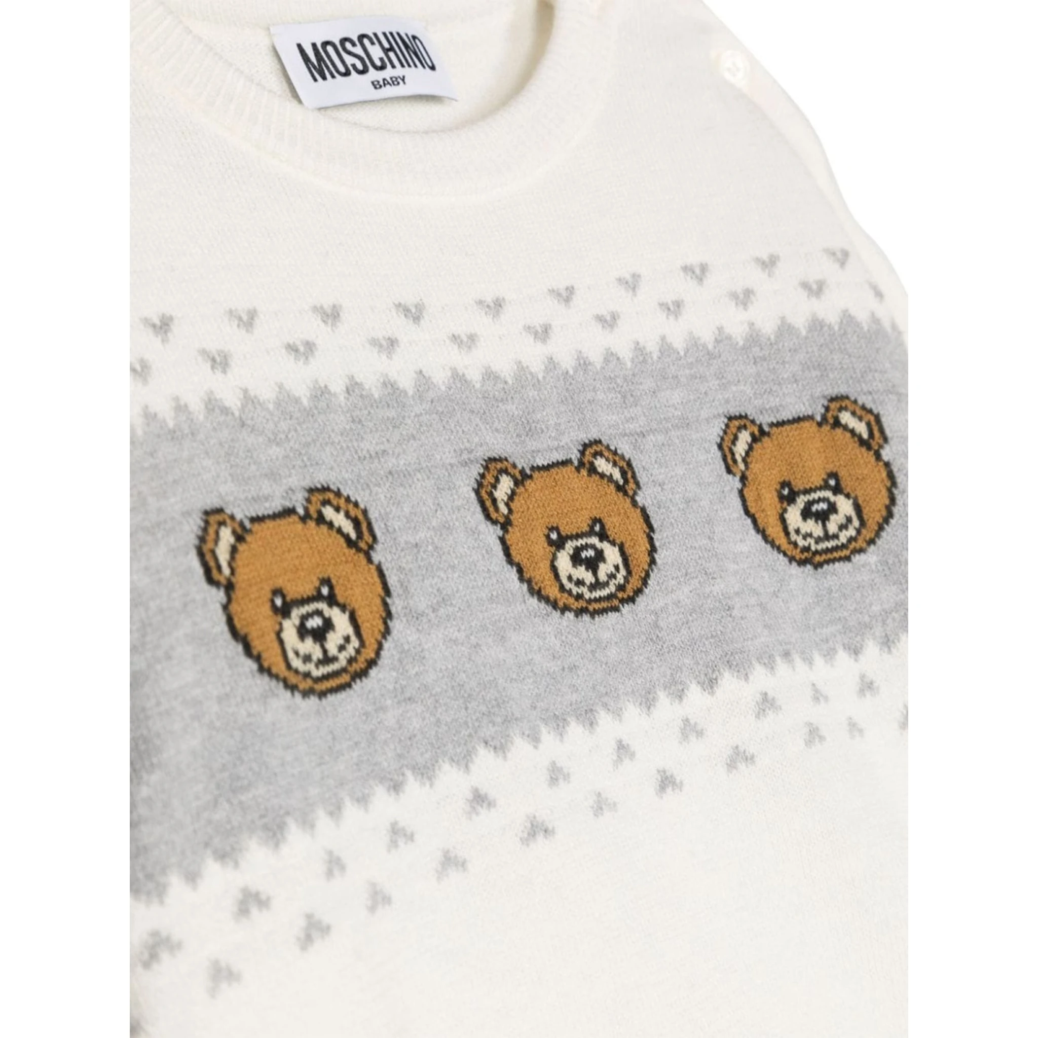 "TEDDY BEARS" CREW NECK PULLOVER