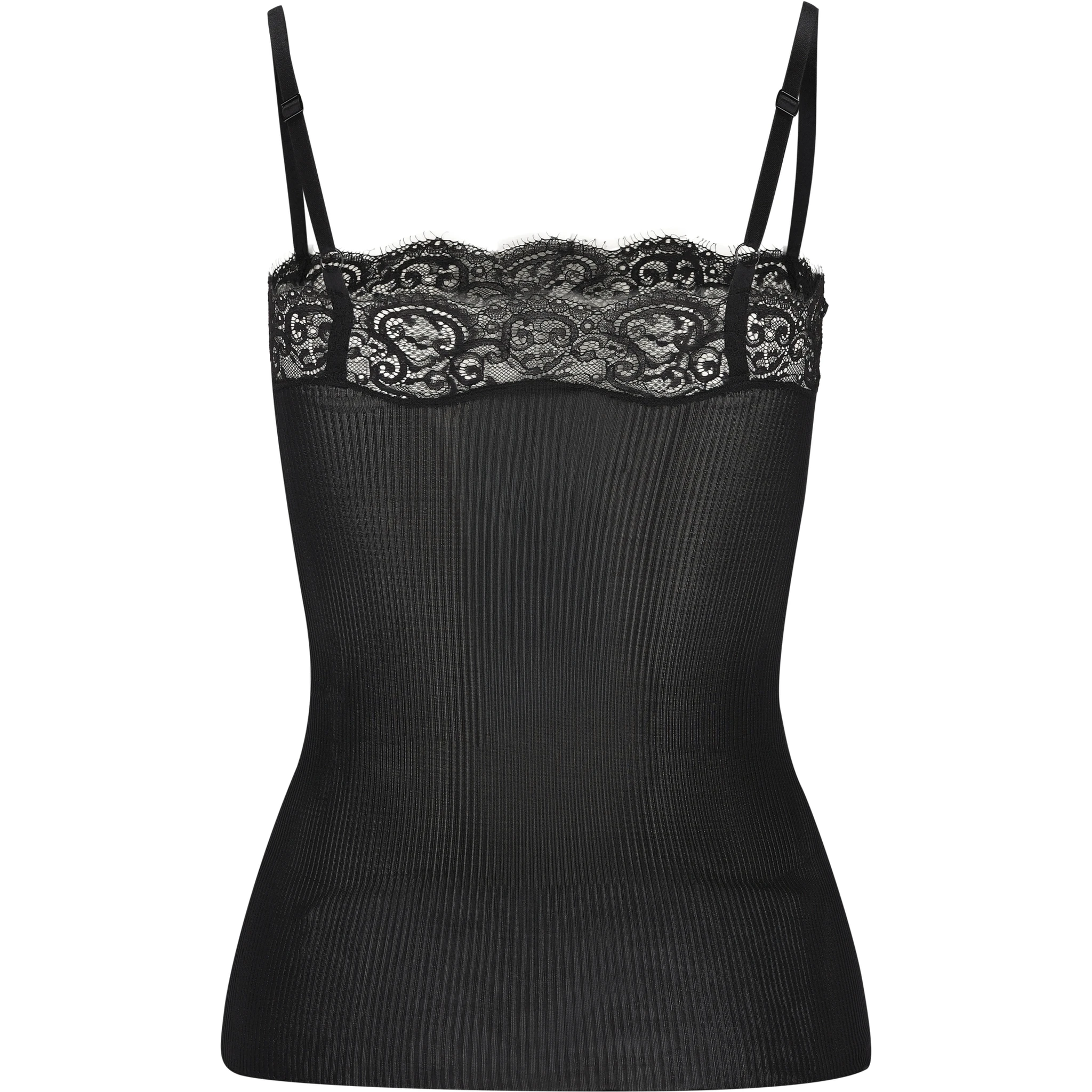 بلوزة سوداء من سان لوران