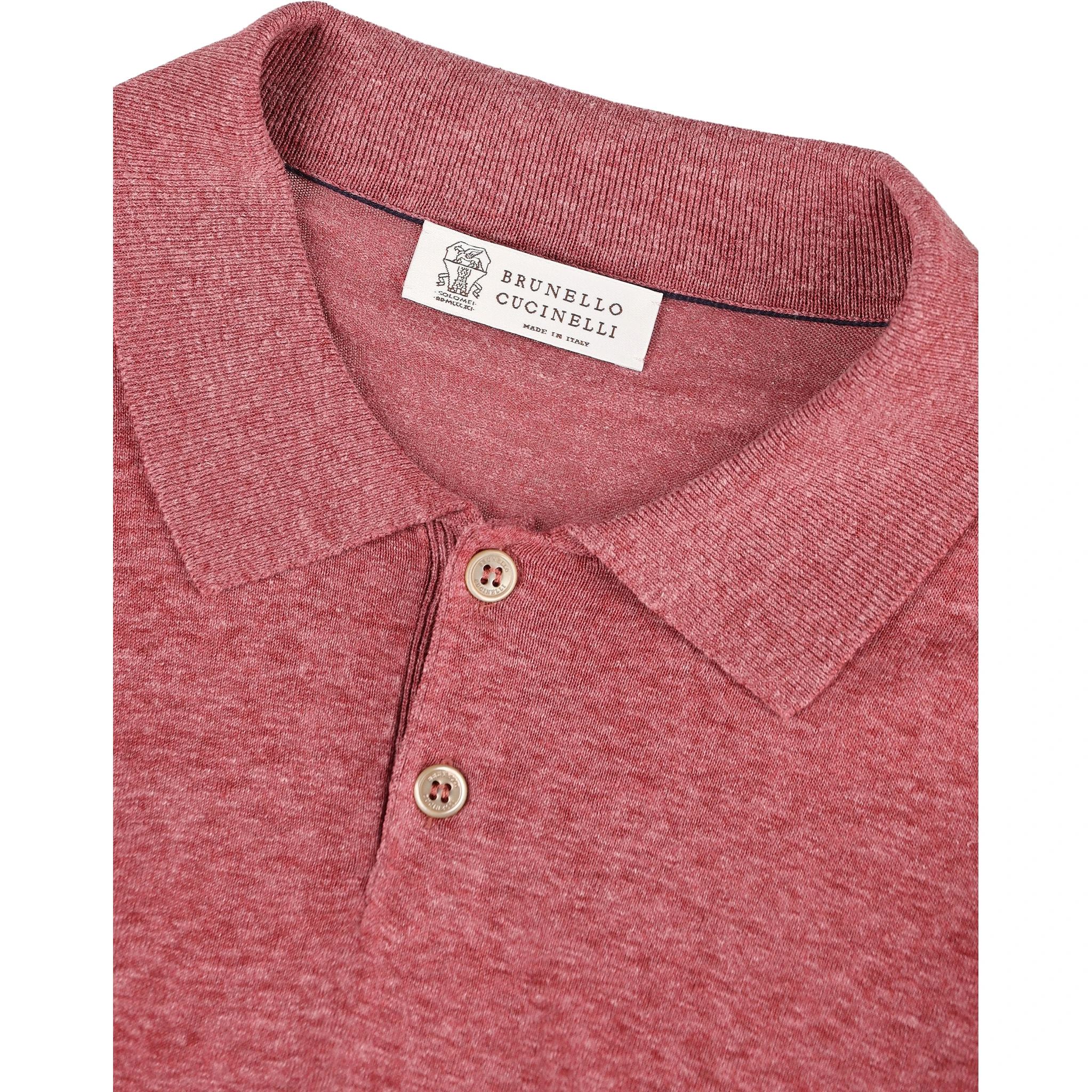 Brunello Cucinelli T-shirts and Polos Coral Red