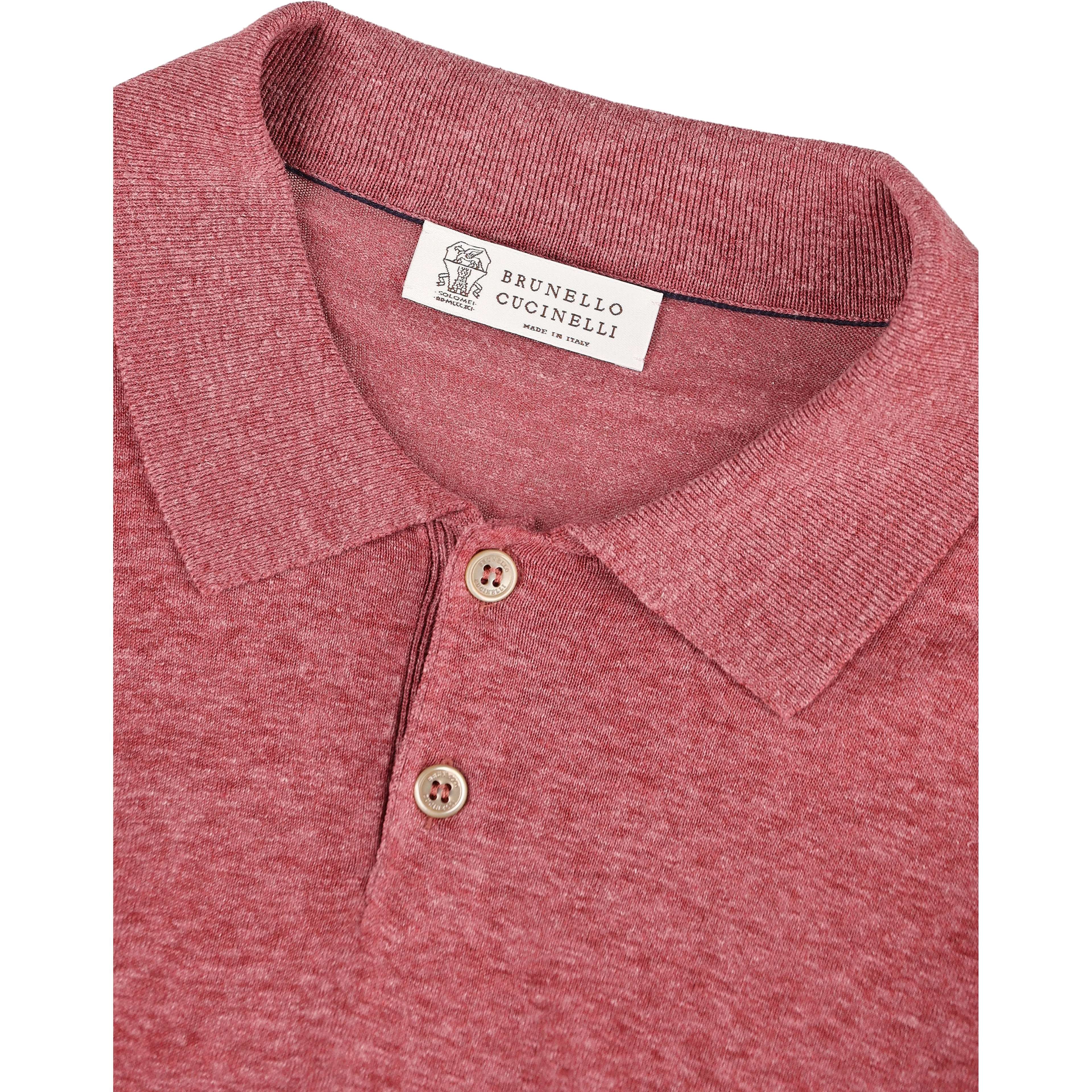 Brunello Cucinelli T-shirts and Polos Coral Red