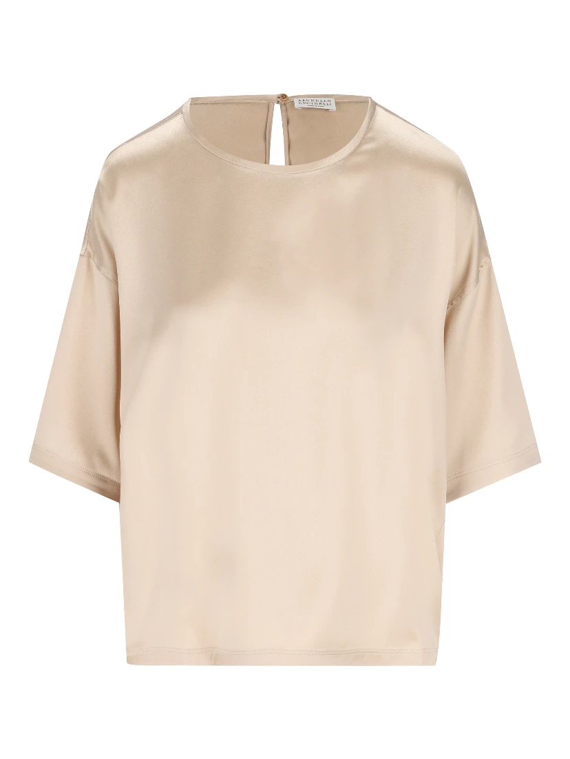 Leset Barb satin T-shirt