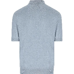 linen and cotton polo shirt