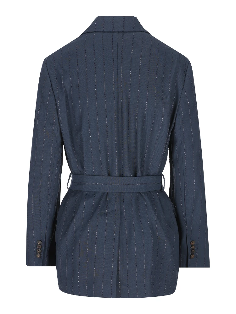 TWINSET logo-jacquard blazer alternative