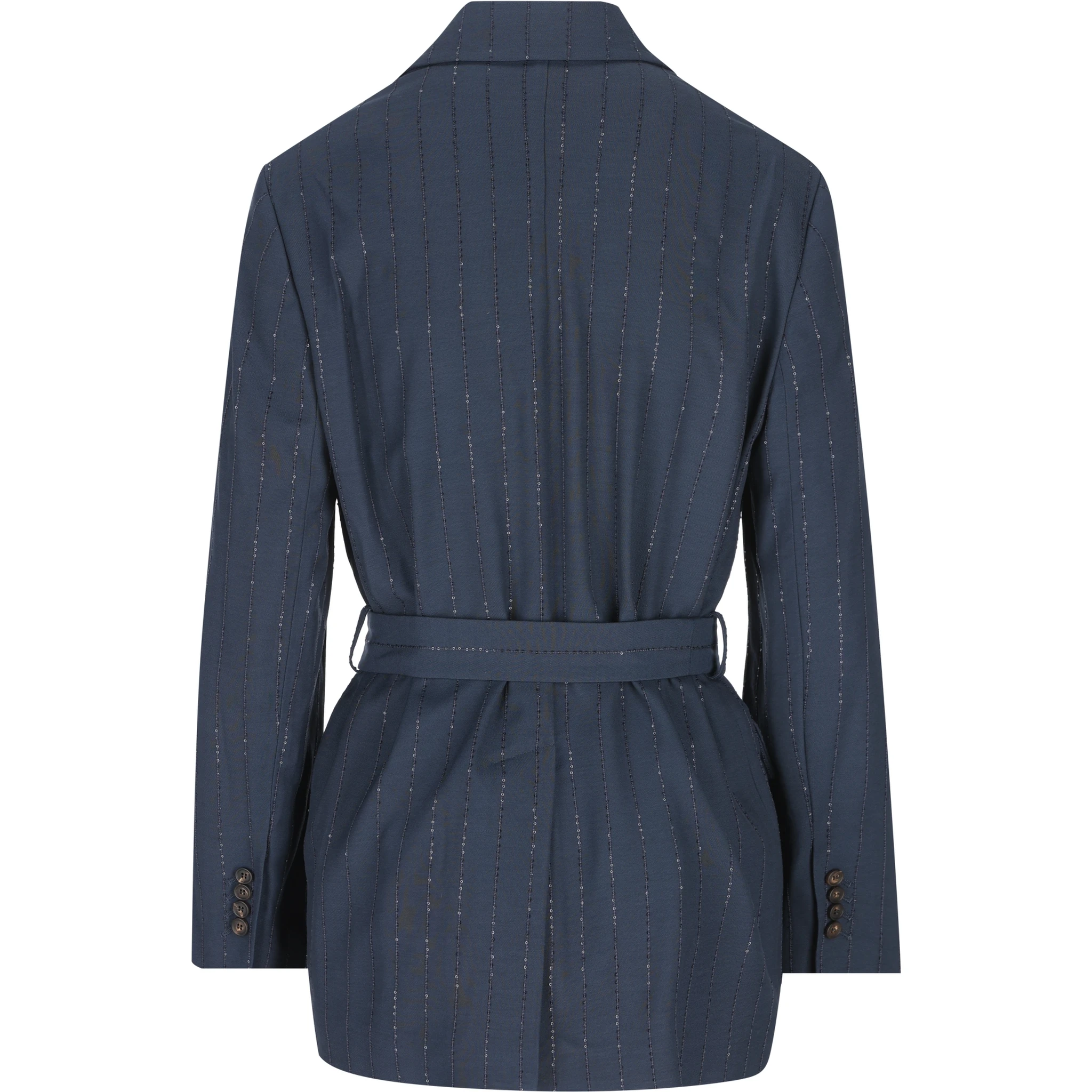 TWINSET logo-jacquard blazer