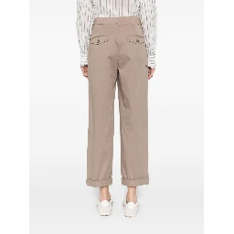 Peserico Trousers Brown