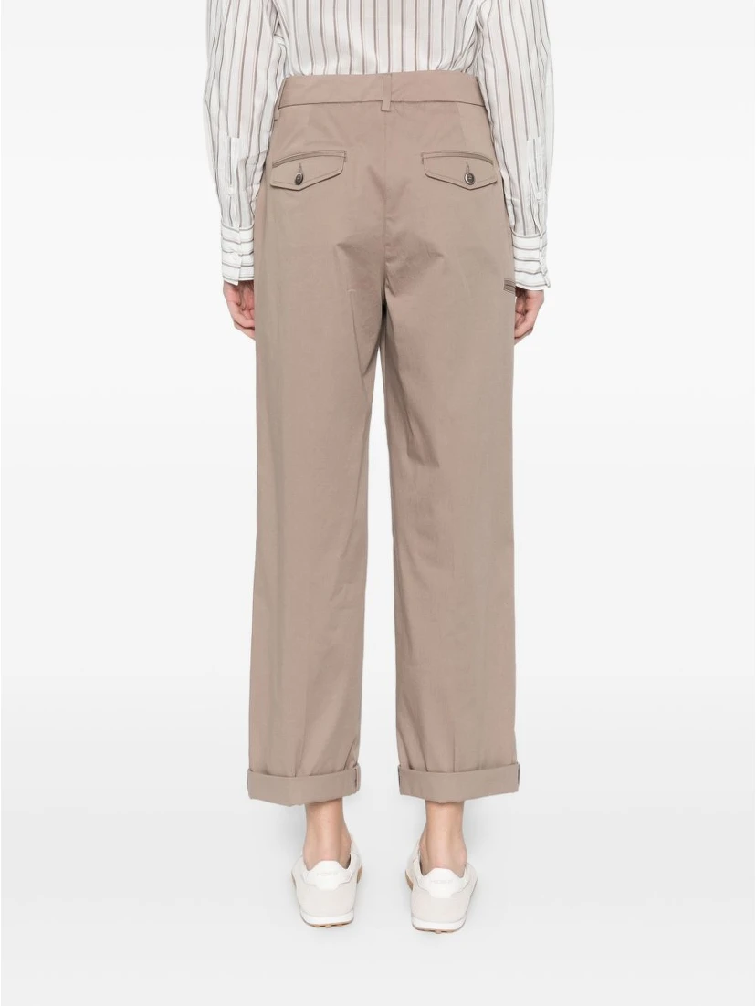 Peserico Trousers Brown