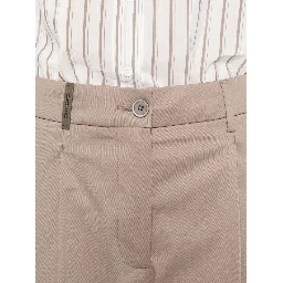 Peserico Trousers Brown