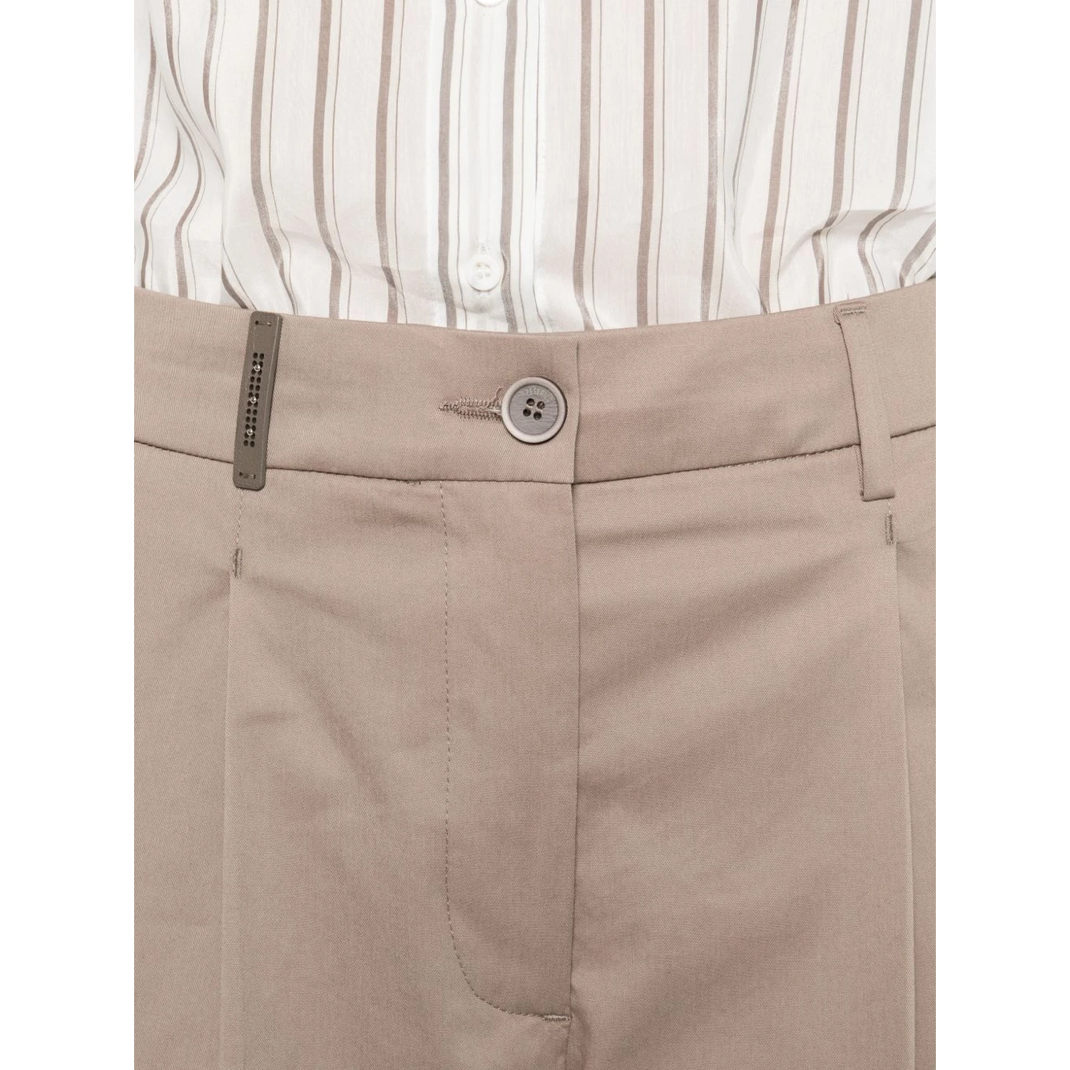 Peserico Trousers Brown